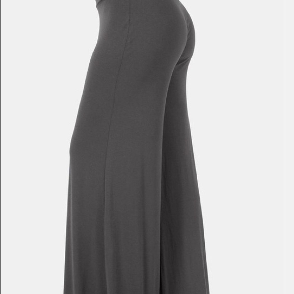 Gray Palazzo Pants